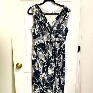 EUC Coldwater Creek Sleeveless MIDI Length Print Dress P12